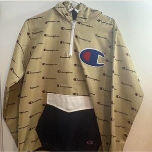 Champion Beige and Black Heavyweight Jersey
